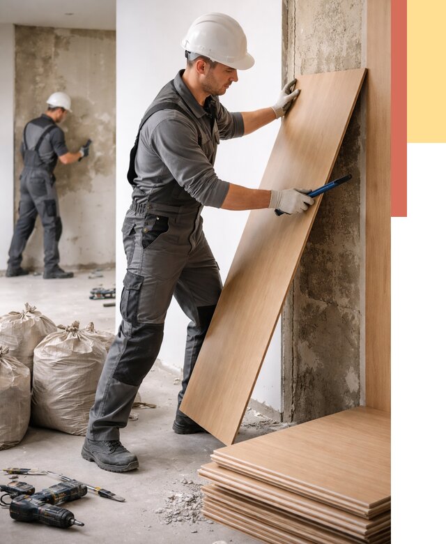 Демонтаж стеновых панелей в Алексеевке от 3543 руб. за м² быстро и недорого | ОТДЕЛОЧНИК-Лкв