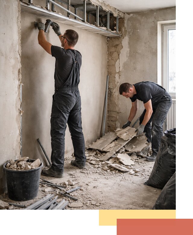 Демонтаж короба из гипсокартона в Алексеевке быстро и аккуратно