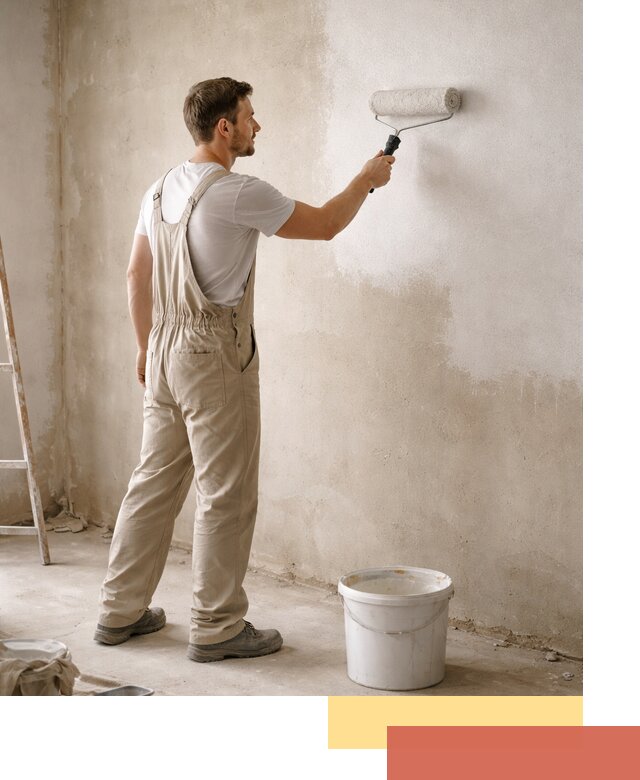Грунтовка стен под отделку в Алексеевке профессиональным раствором