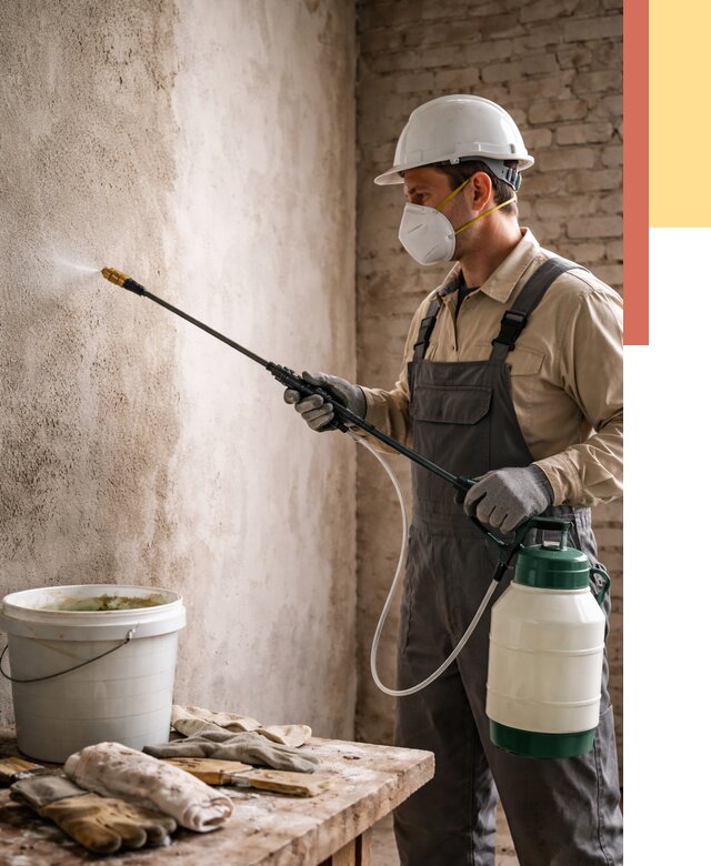 Антисептическая обработка стен в Алексеевке от 1215 руб. — быстро и недорого | ОТДЕЛОЧНИК-Лкв