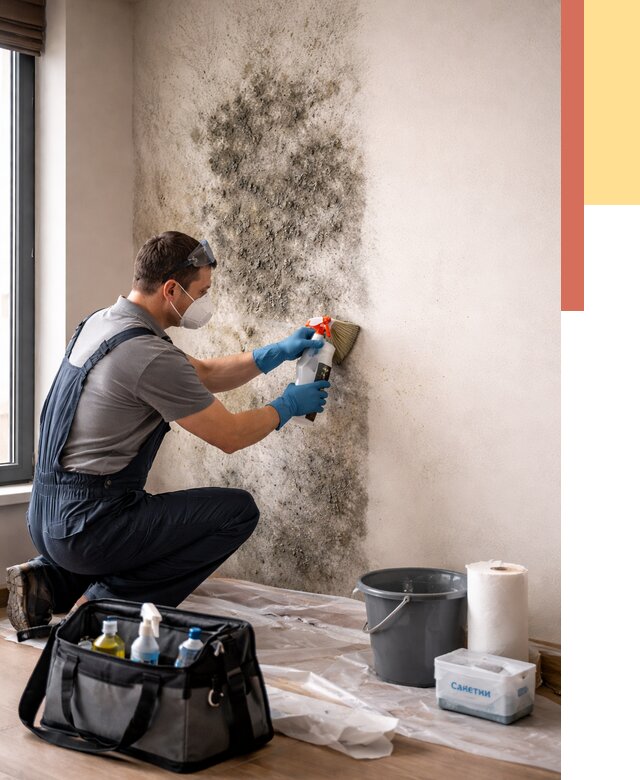 Удаление плесени со стен в Алексеевке от 2177 руб. — быстро и недорого | ОТДЕЛОЧНИК-Лкв