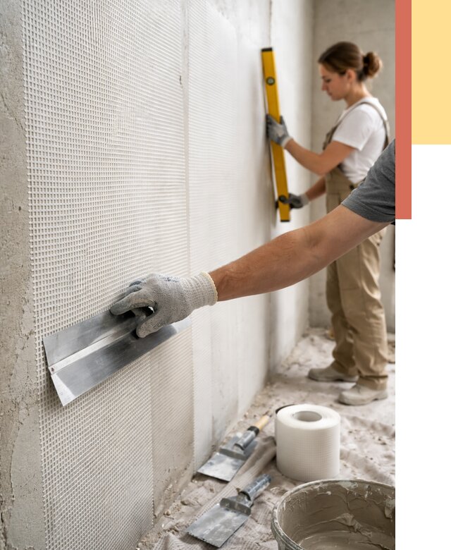 Армирование стен стеклосеткой в Алексеевке от 3240 руб. под ключ | ОТДЕЛОЧНИК-Лкв