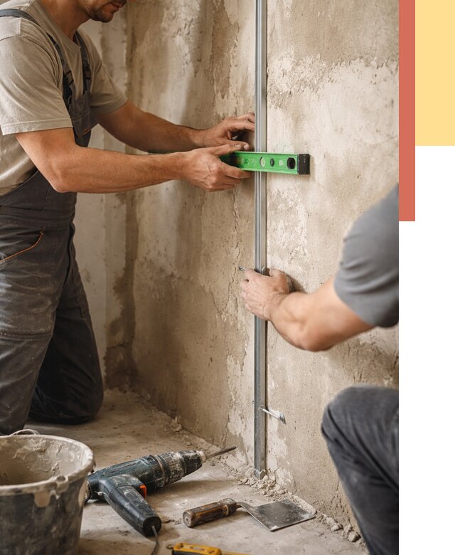 Установка штукатурных маяков в Алексеевке от 7087 руб. — быстро и недорого | ОТДЕЛОЧНИК-Лкв