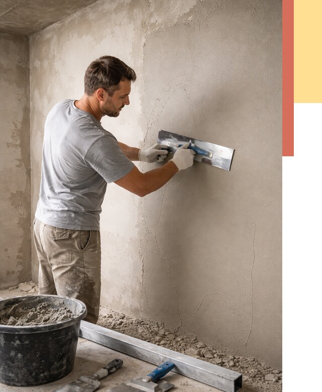 Штукатурка стен без маяков в Алексеевке от 7289 руб/м2 — услуги и цена | ОТДЕЛОЧНИК-Лкв