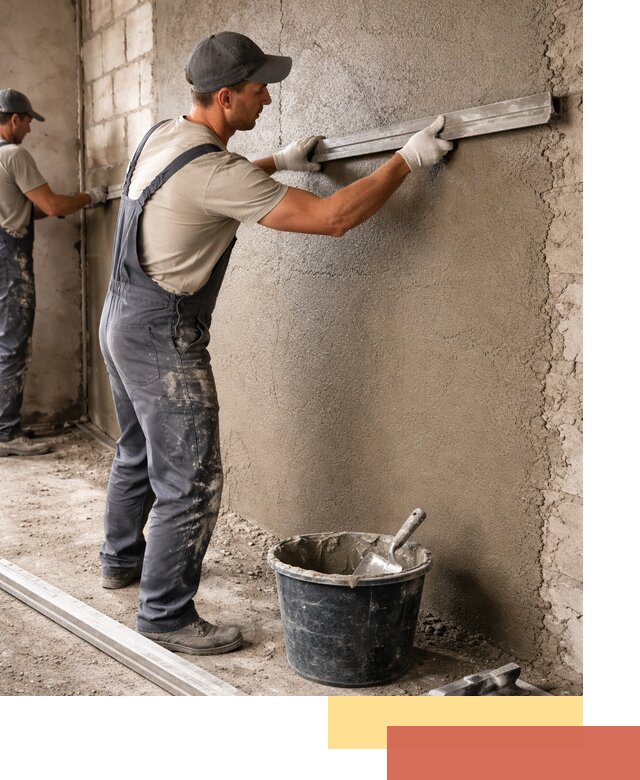 Штукатурка стен цементно-песчаная в Алексеевке профессионально