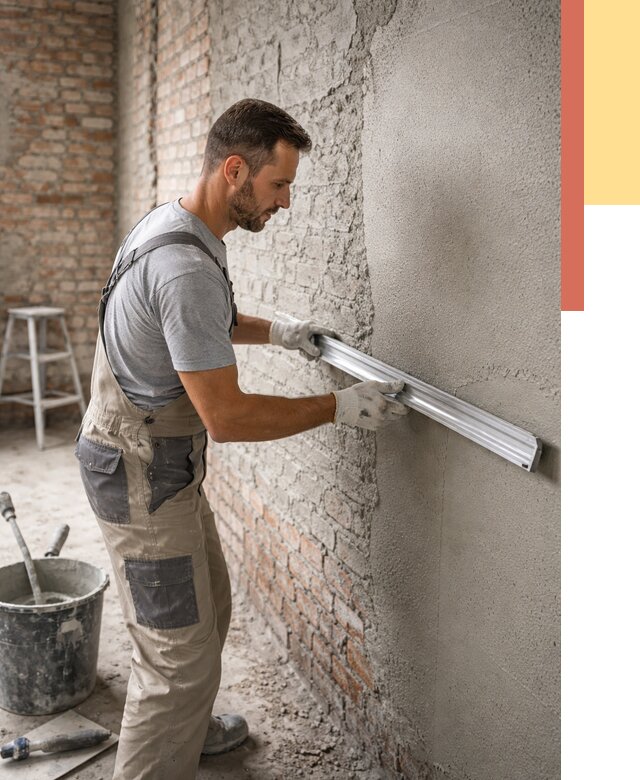 Штукатурка кирпичных стен в Алексеевке от 4556 руб/м2 — быстро и недорого | ОТДЕЛОЧНИК-Лкв