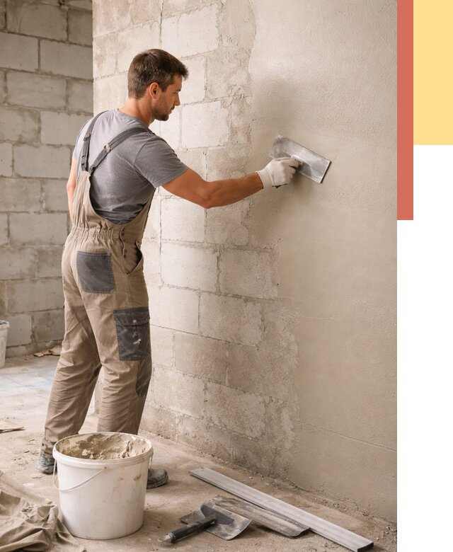 Штукатурка стен из газобетона в Алексеевке от 2126 руб./м2 — быстро и недорого | ОТДЕЛОЧНИК-Лкв