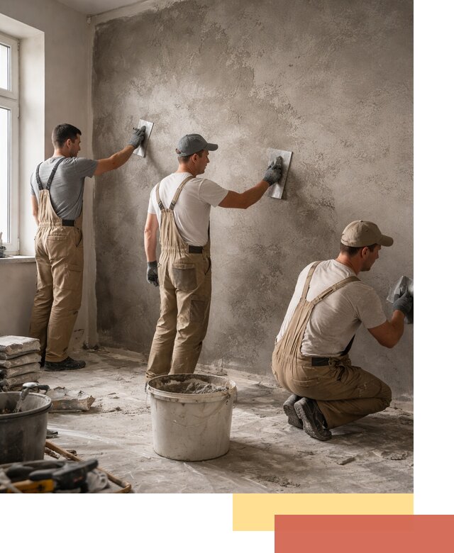Декоративная штукатурка под бетон в Алексеевке для стен и потолков