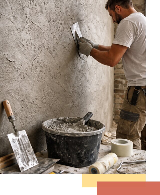 Декоративная штукатурка лофт в Алексеевке — отделка стен и потолков