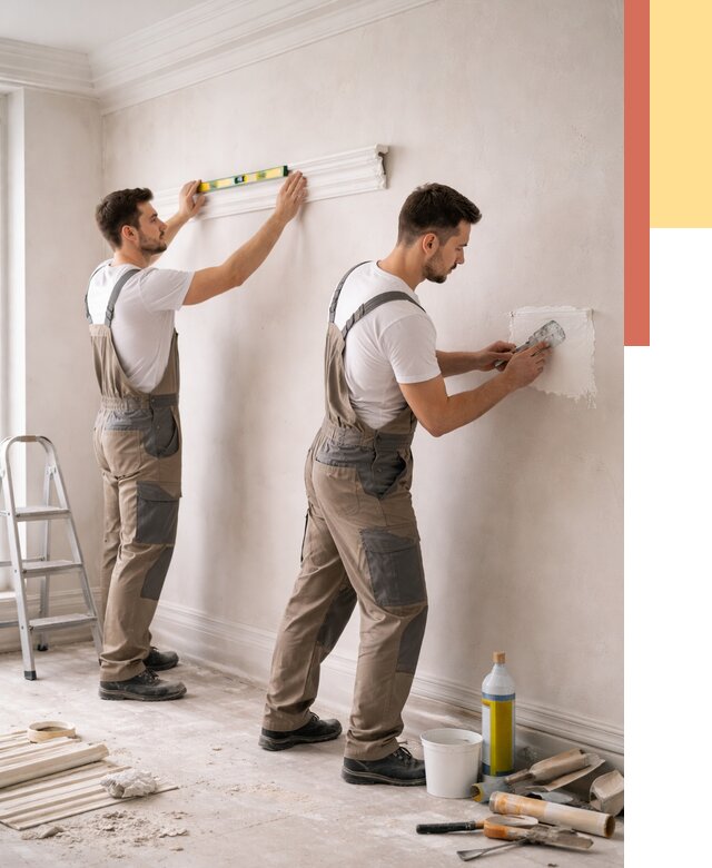 Монтаж лепнины на стены в Алексеевке от 4556 руб. — недорого, быстро | ОТДЕЛОЧНИК-Лкв