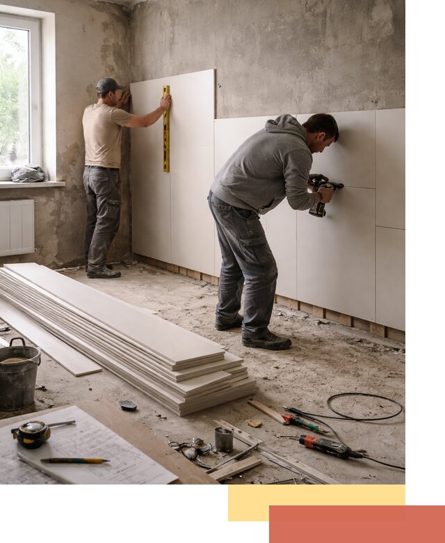 Монтаж ПВХ панелей на стены в Алексеевке качественно и быстро