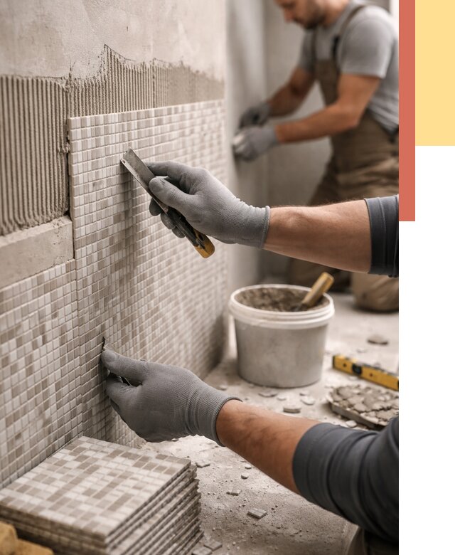 Облицовка стен мозаикой в Алексеевке от 3240 руб/м2 — укладка мозаики на стены | ОТДЕЛОЧНИК-Лкв