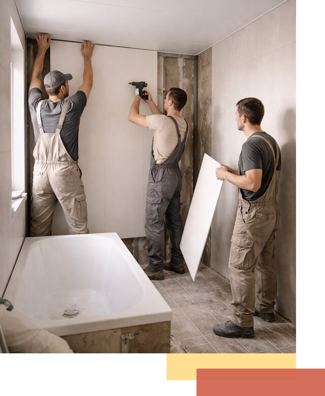 Отделка ванной панели ПВХ профессионально в Алексеевке