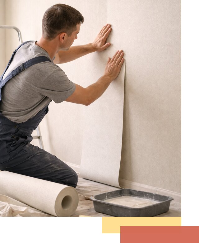 Поклейка флизелиновых обоев в Алексеевке качественно и быстро