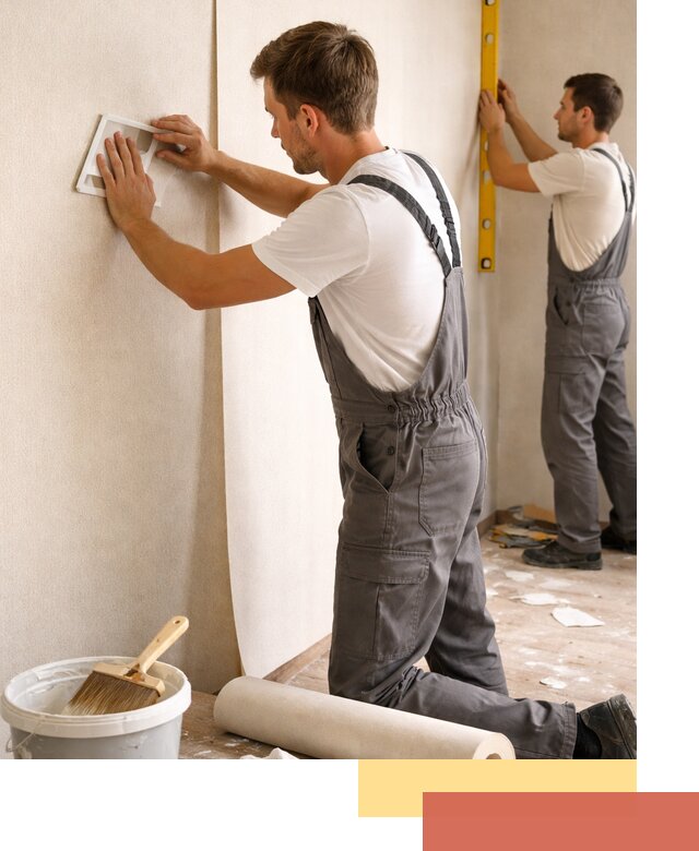 Поклейка бумажных обоев в Алексеевке качественно и недорого