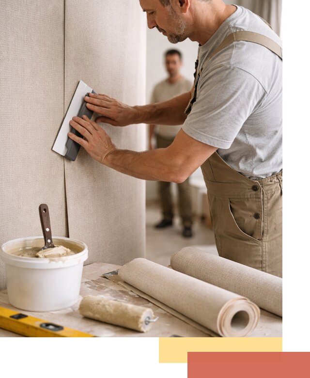 Поклейка текстильных обоев в Алексеевке профессионально и аккуратно