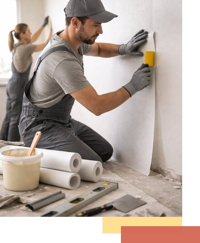 Поклейка стеклообоев профессионально в Алексеевке