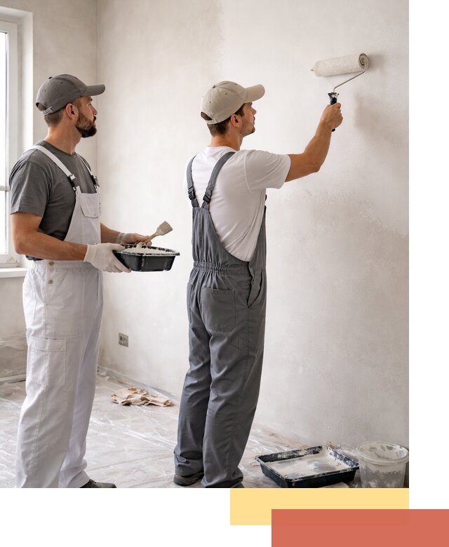 Покраска стен водоэмульсионной краской в Алексеевке