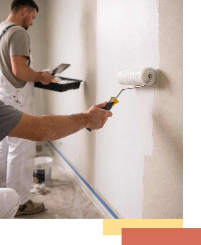 Покраска стен акриловой краской профессионально в Алексеевке