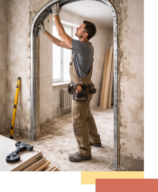 Устройство арочного проема в Алексеевке под ключ