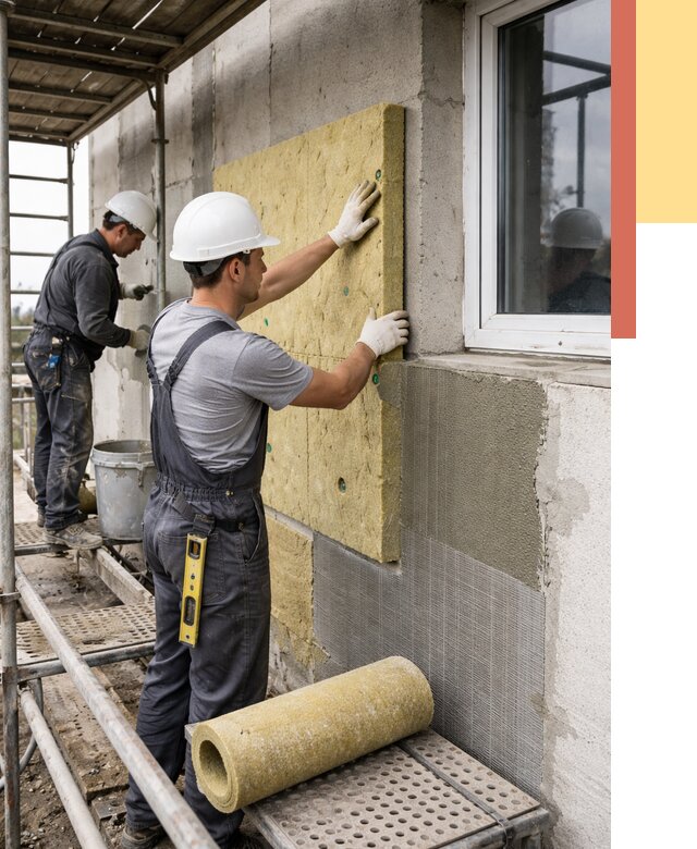 Утепление стен в Алексеевке от 4353 руб. под ключ — быстро и недорого | ОТДЕЛОЧНИК-Лкв