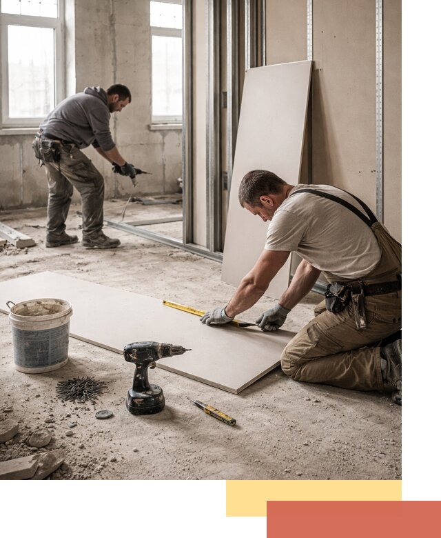 Кладка перегородок из ПГП под ключ в Алексеевке