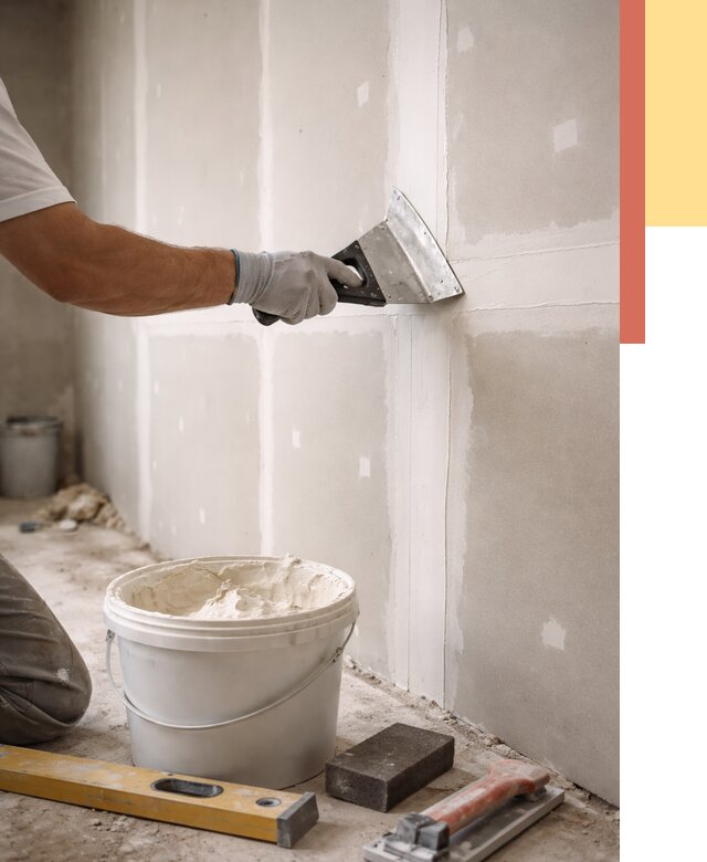 Шпаклевка перегородок из гипсокартона в Алексеевке от 2531 руб. — услуги ОТДЕЛОЧНИК-Лкв