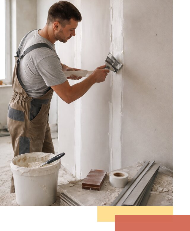 Шпаклевка перегородок из гипсокартона в Алексеевке качественно и быстро