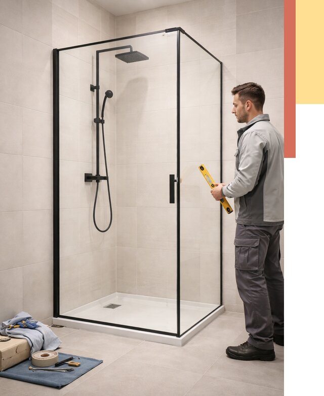 Стеклянные перегородки для душа в Алексеевке от 12655 руб. | Монтаж под ключ — ОТДЕЛОЧНИК-Лкв