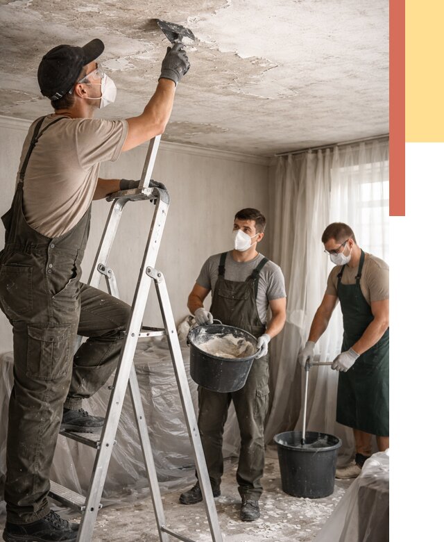 Удаление побелки с потолка в Алексеевке от 2531 руб. быстро и недорого | ОТДЕЛОЧНИК-Лкв