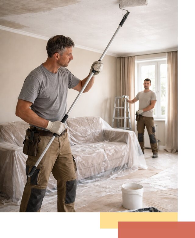 Грунтовка потолка в Алексеевке — подготовка под покраску и отделку