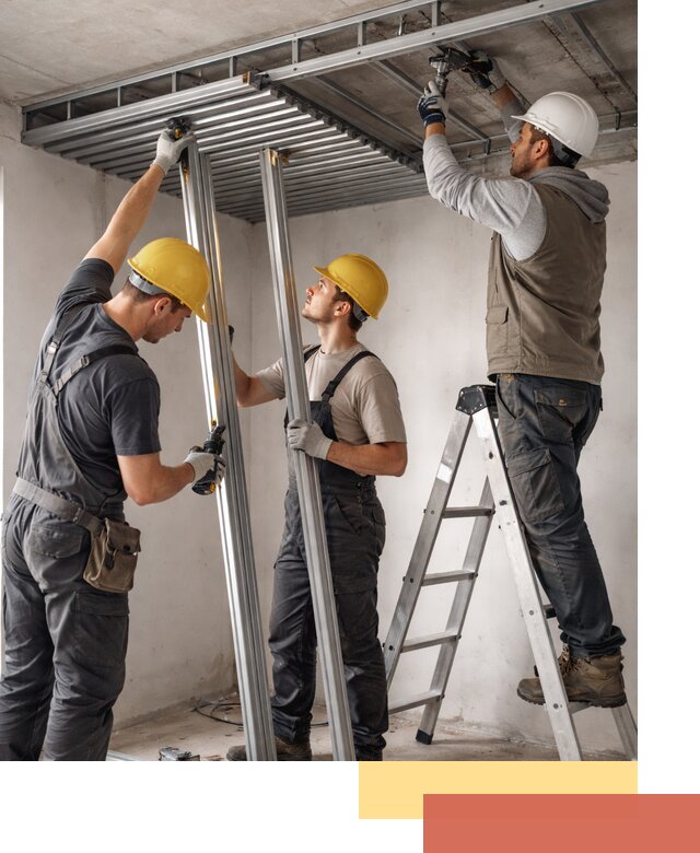 Монтаж реечного потолка под ключ в Алексеевке