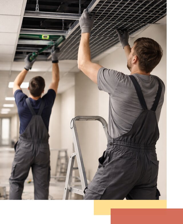 Монтаж потолка Грильято в Алексеевке: установка под ключ качественно