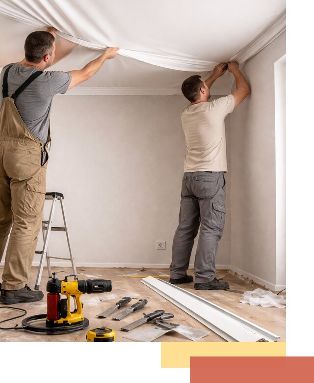 Монтаж ПВХ натяжного потолка в Алексеевке качественно и быстро