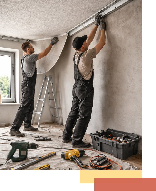 Монтаж фактурного натяжного потолка в Алексеевке качественно и быстро