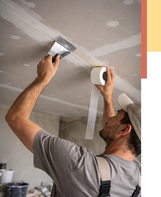 Обработка швов потолка ГКЛ в Алексеевке от 7593 руб. под ключ | ОТДЕЛОЧНИК-Лкв