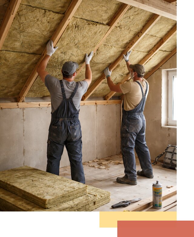 Утепление потолка минеральной ватой в Алексеевке