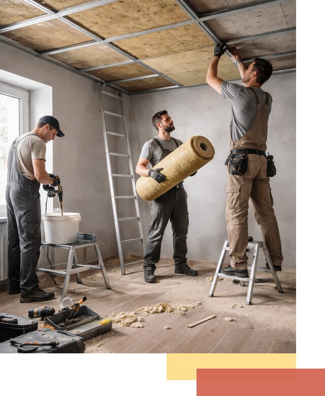 Шумоизоляция потолка в Алексеевке: профессиональный монтаж и отделка