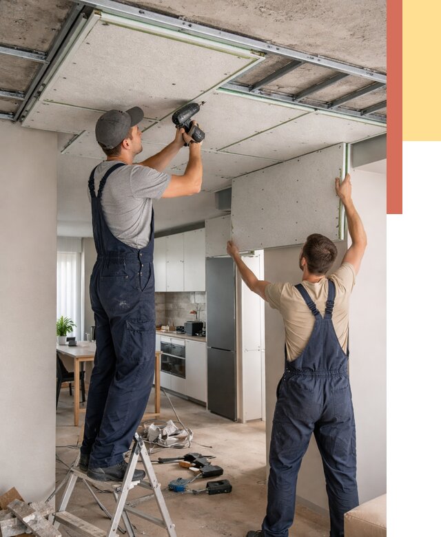 Шумоизоляция потолка панелями зипс в Алексеевке от 1873 руб. под ключ | ОТДЕЛОЧНИК-Лкв